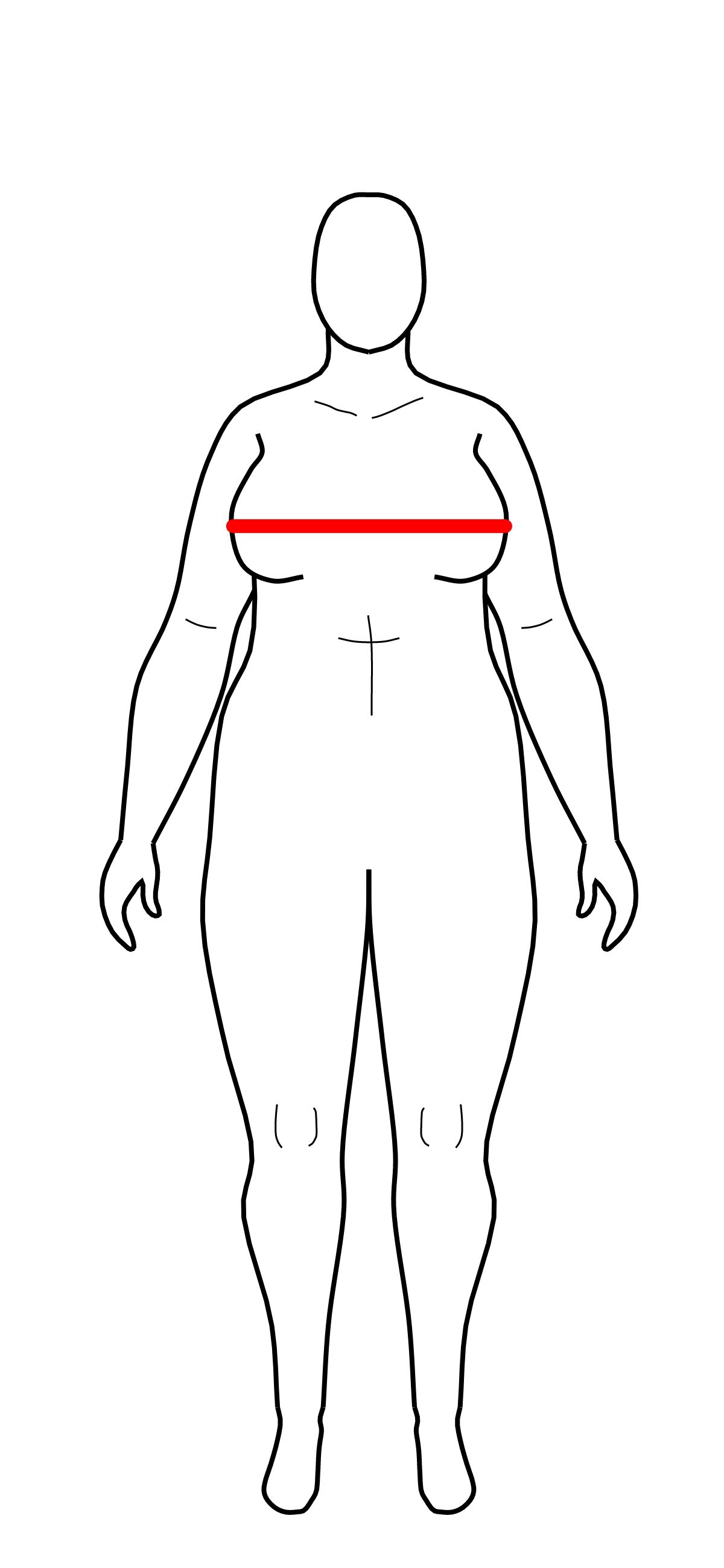 Full chest circumference with a bra (Copy)