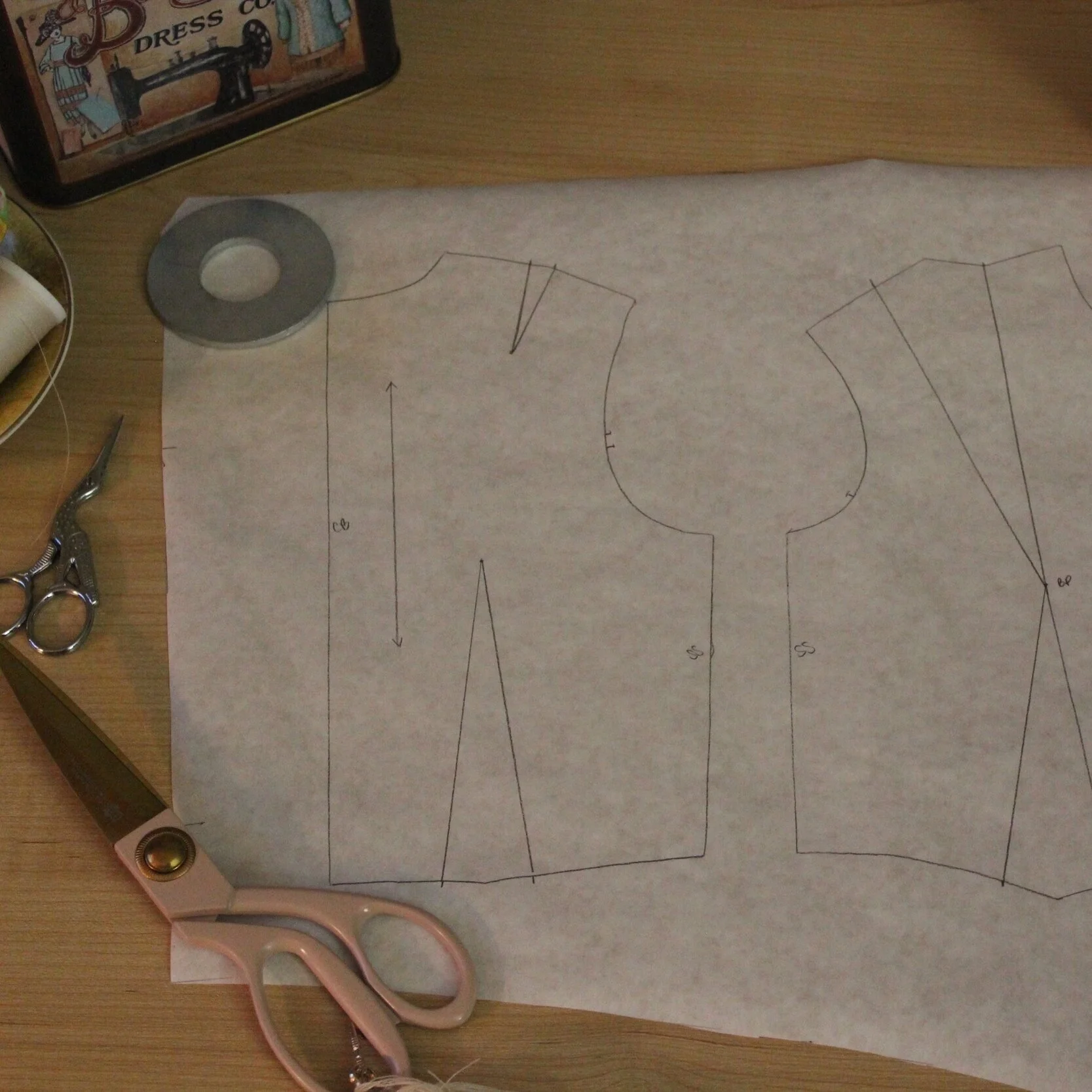 Katherine: Drafting a Pirate Shirt (Pt. 1)