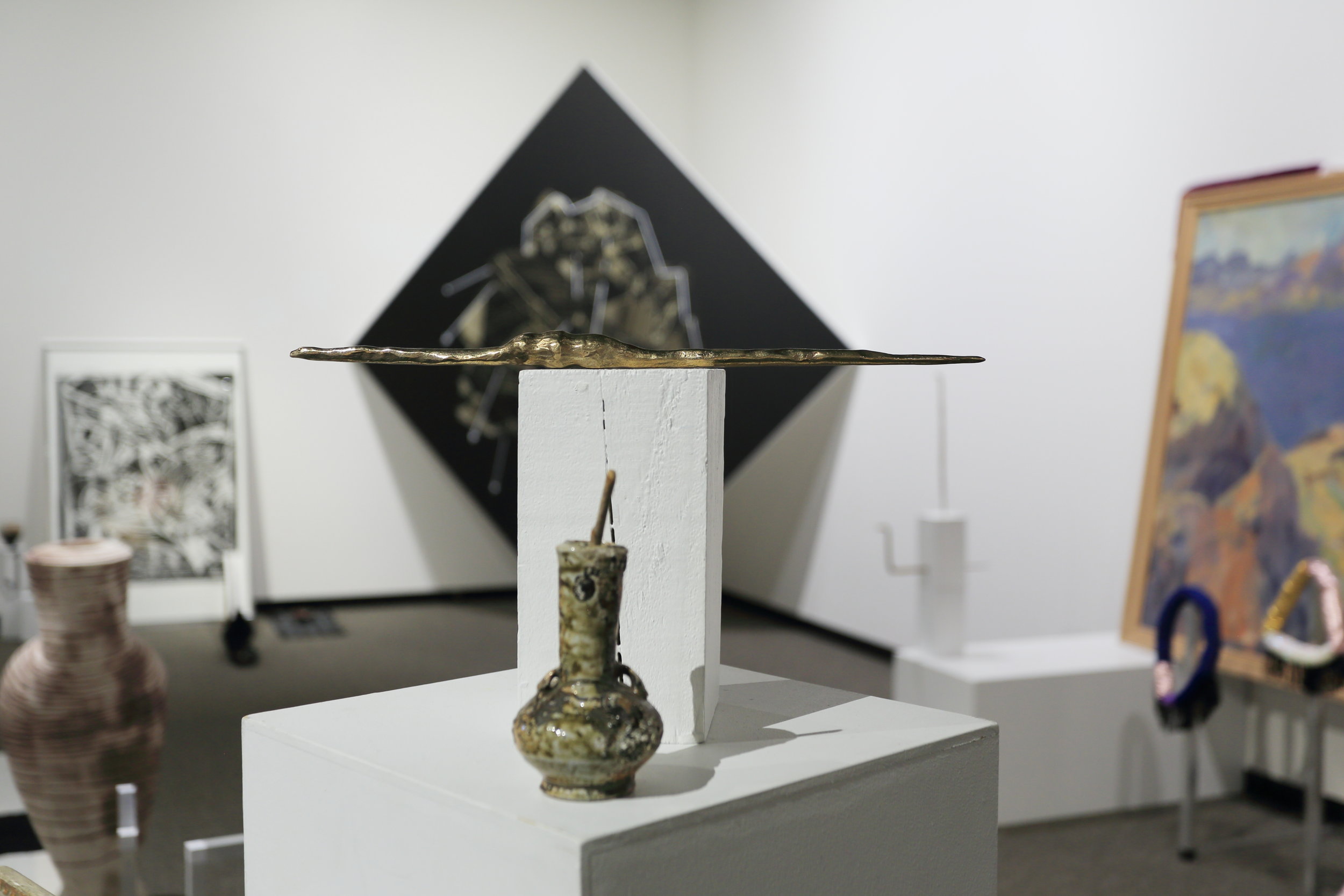  Detail including works from The Suter Gallery’s permanent collection and Josephine Cachemaille. 