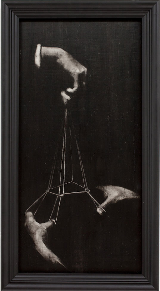 Tower of Power , 2011, oil and gesso on board, 360 x 660mm