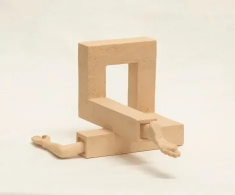   Knot . 2024. Fired clay. 170 x 240 x 320mm 