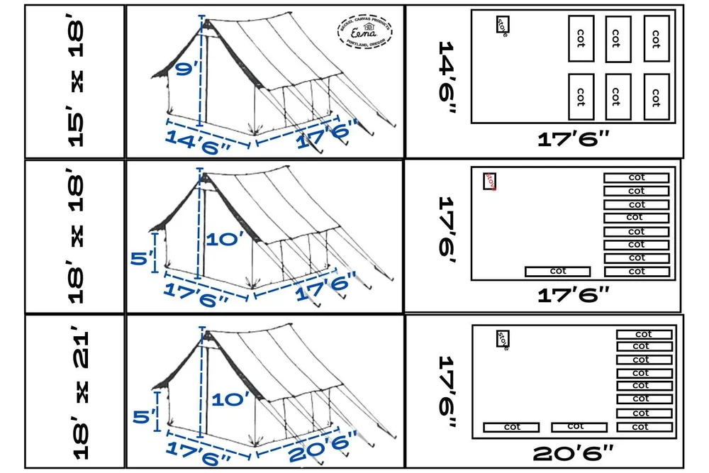 Shop Canvas Wall Tents | USA Made  Beckel Canvas Products