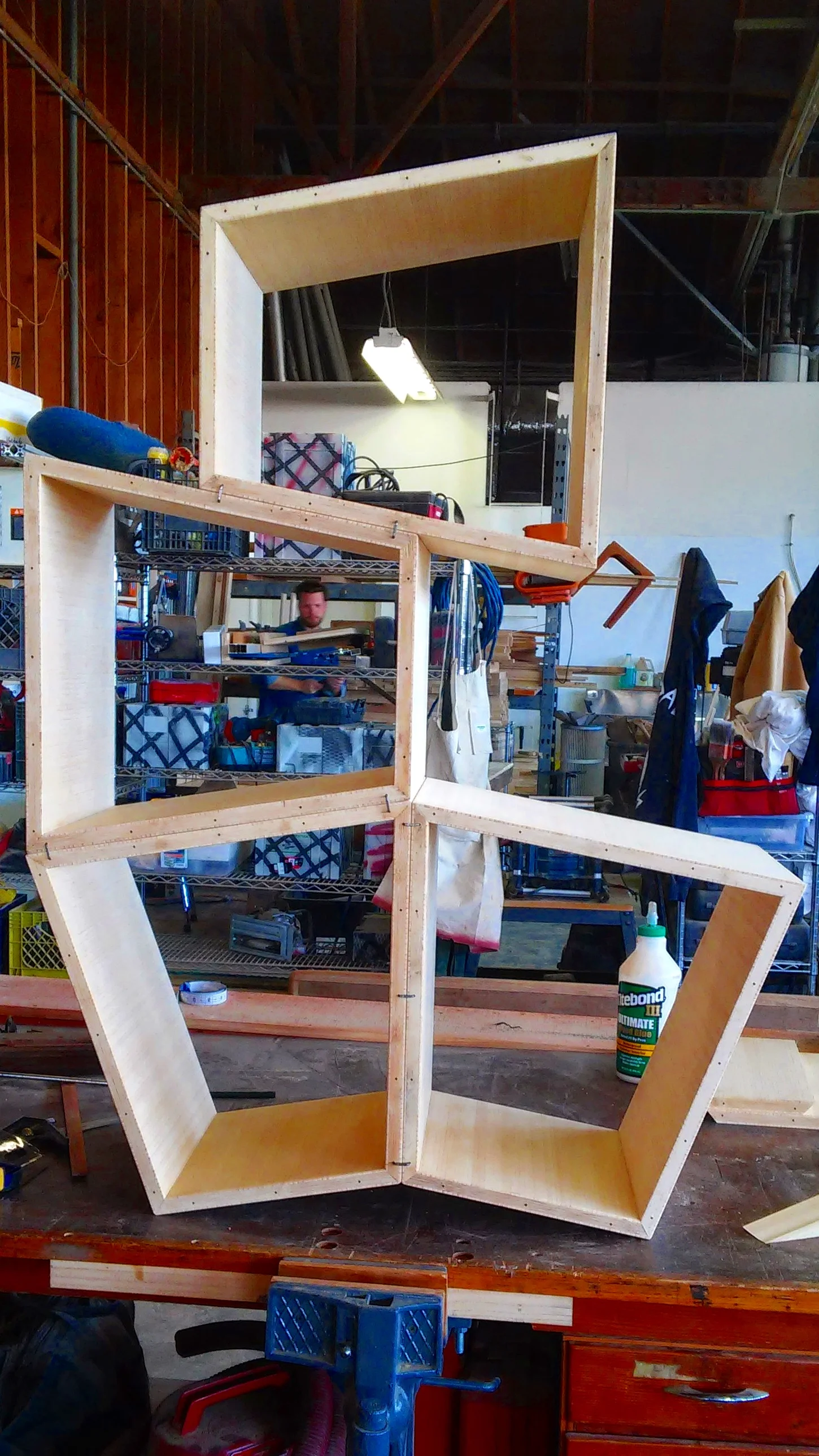 An original design, this modular shelving is like interior design legos for grown-ups!