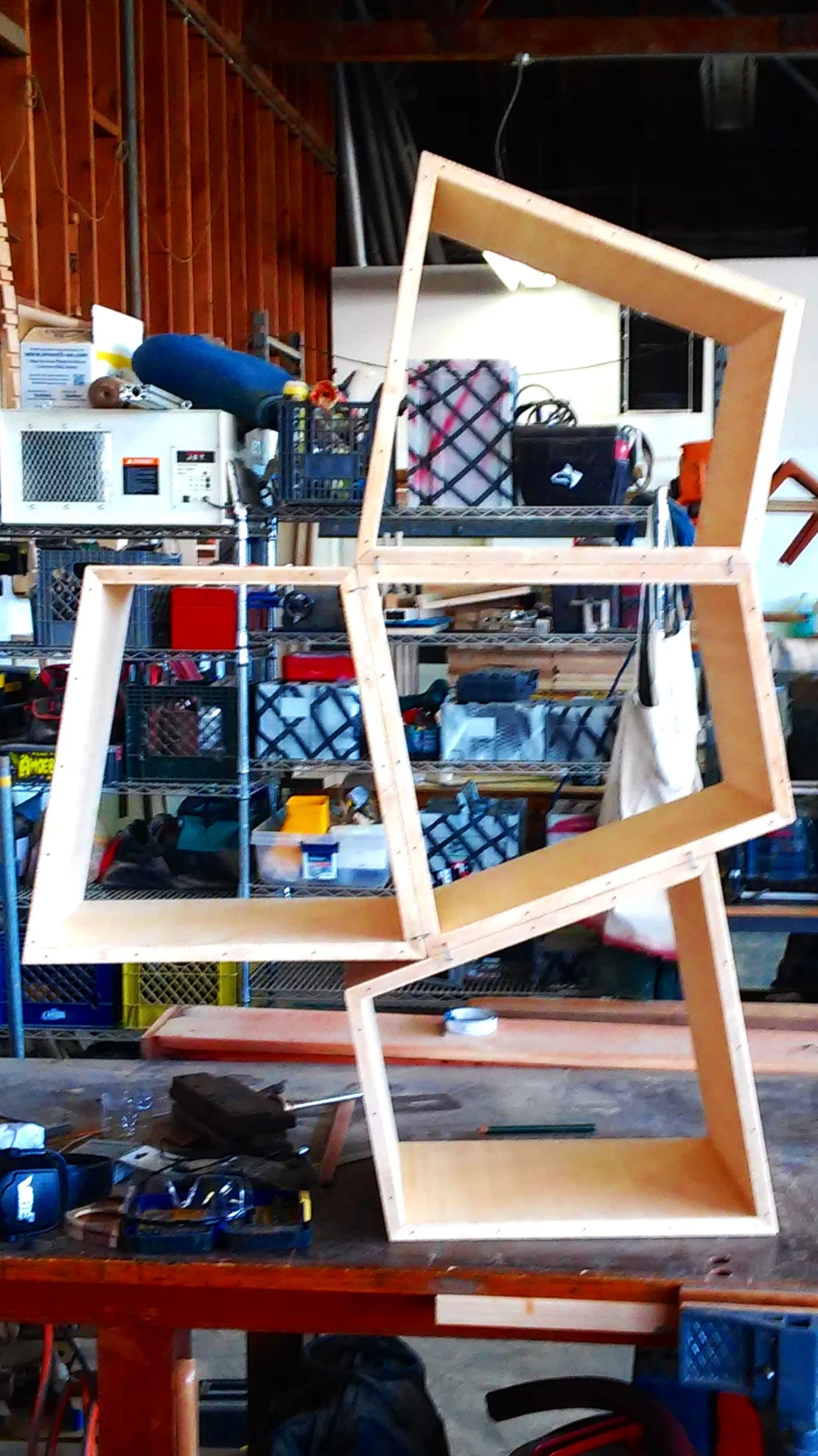 Its quick and easy to re-arrange. Infinite possibilities.