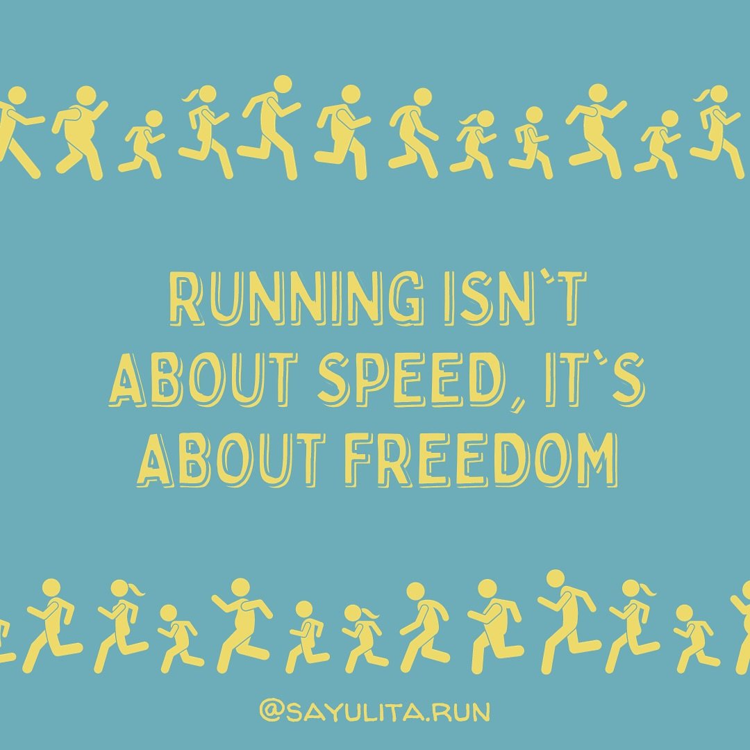 The True Meaning of Running: Freedom over Speed.
