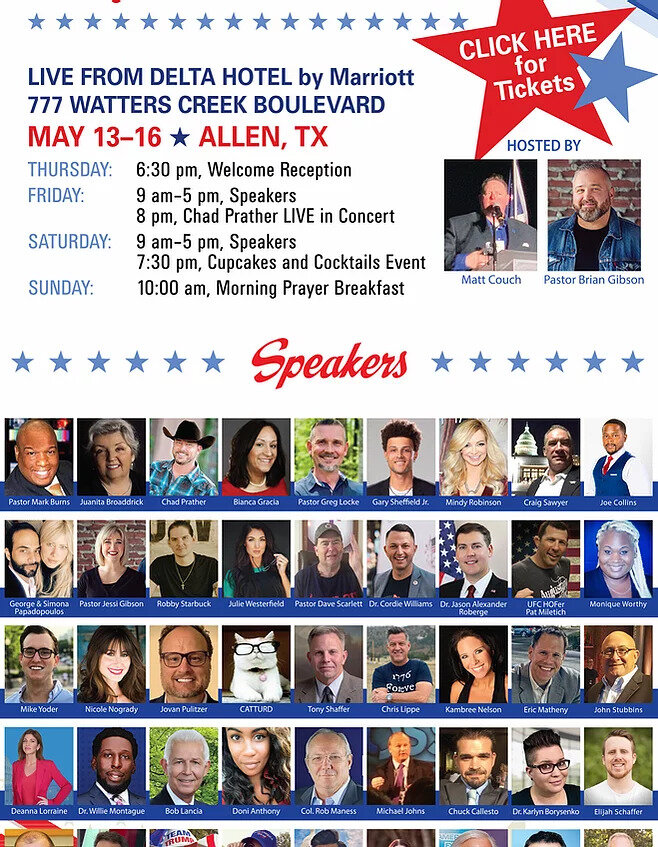 Faith N Freedoms Conference Allen TX May 15 2021