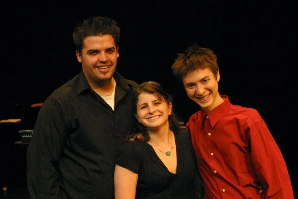 Nathan Longdon (music director), Jennifer Newfield (director) and Brian Adam Davis (words/music)