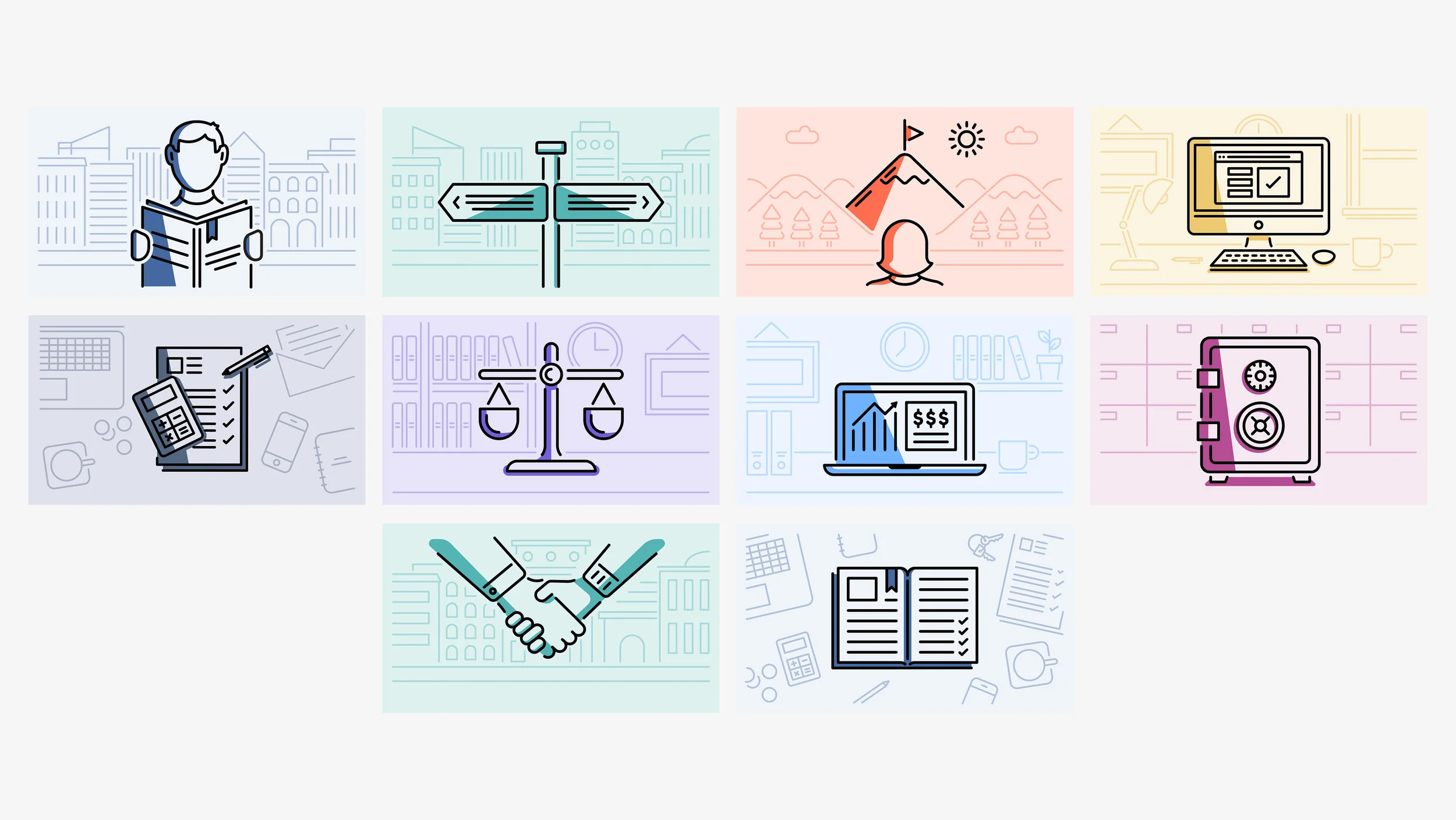  The Brief:  Business.gov.au was great for information, but a little too heavy on the copy side. A set of visuals were needed to break this up, improve the overall user experience, and make users more likely to engage with the content, making it easi