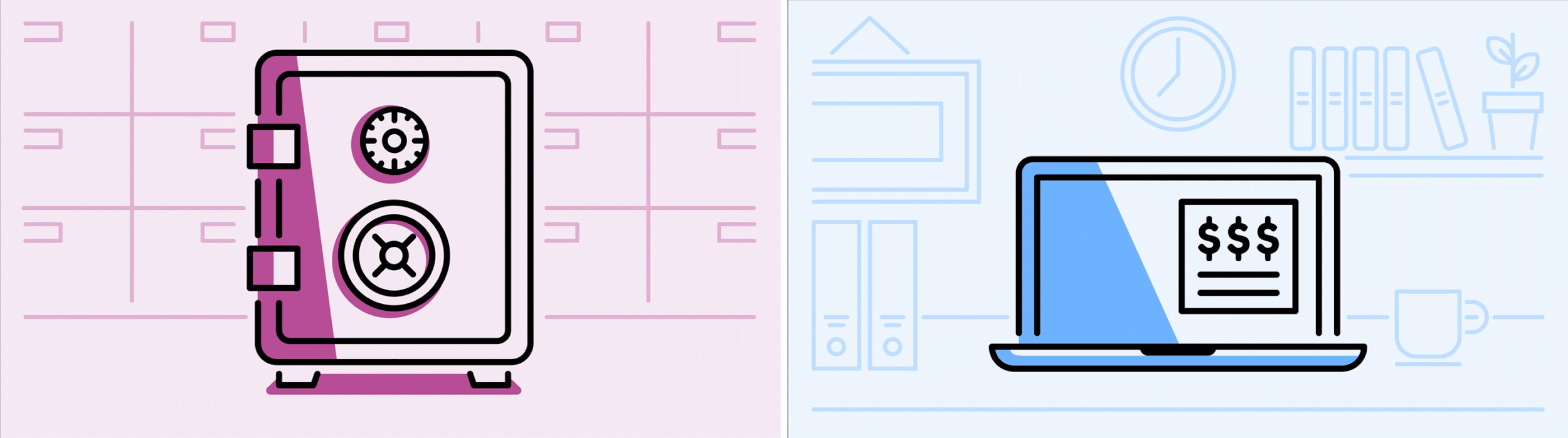  Role:  As lead designer, I was responsible for creating the illustration style and applying it to all the scenarios required. 
