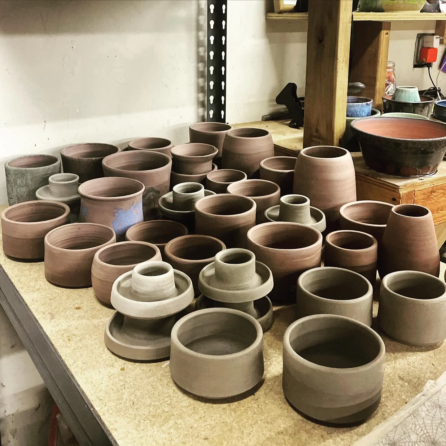 Almost ready for the next bisque fire!!