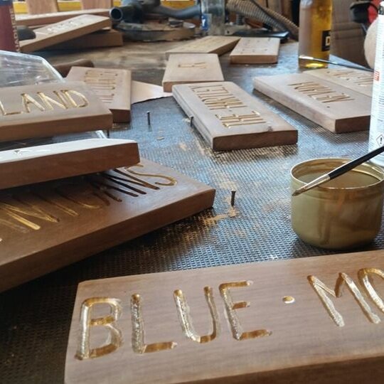 Custom Hand Made Rustic Timber Signs