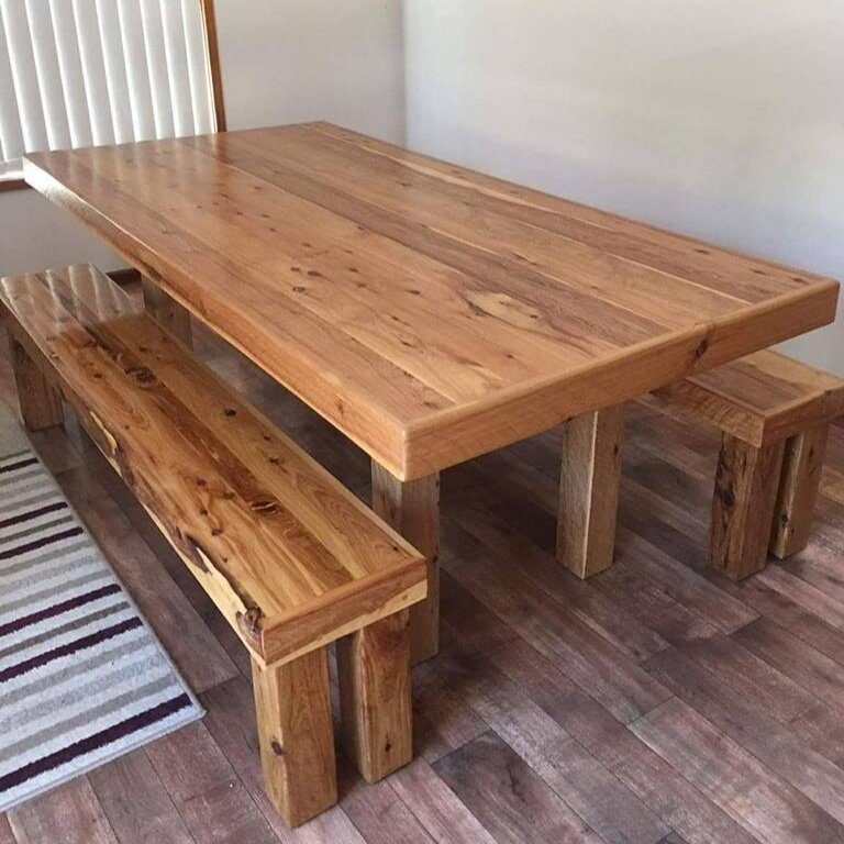 Solid Timber Cypress Pine Dining Table
