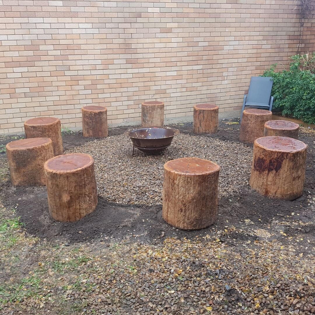 Solid Timber Round Log Seats