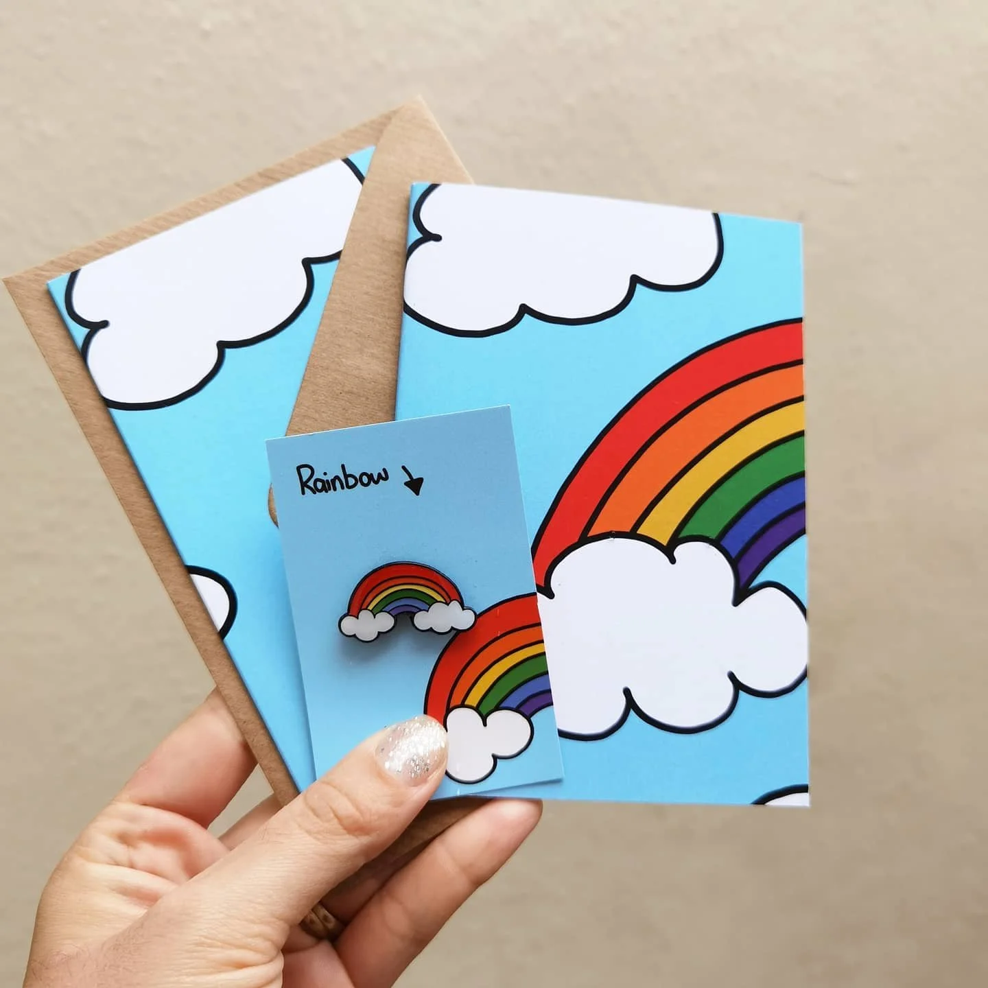 Badge - Rainbow Enamel Pin