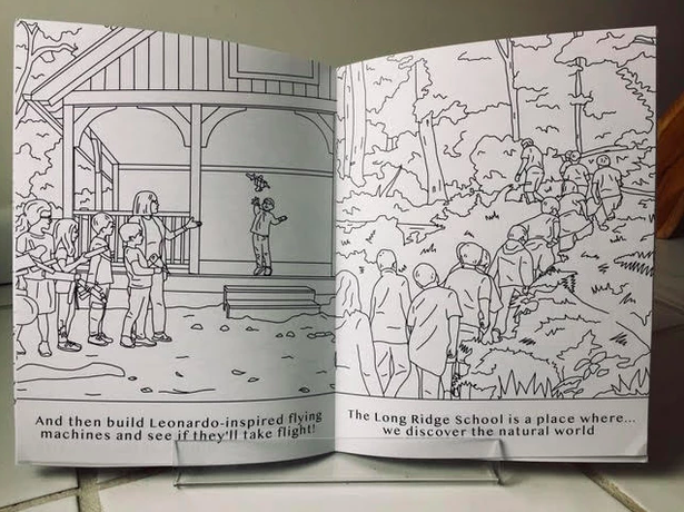 School custom coloring book