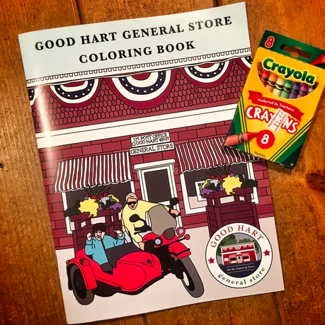General Store custom coloring book
