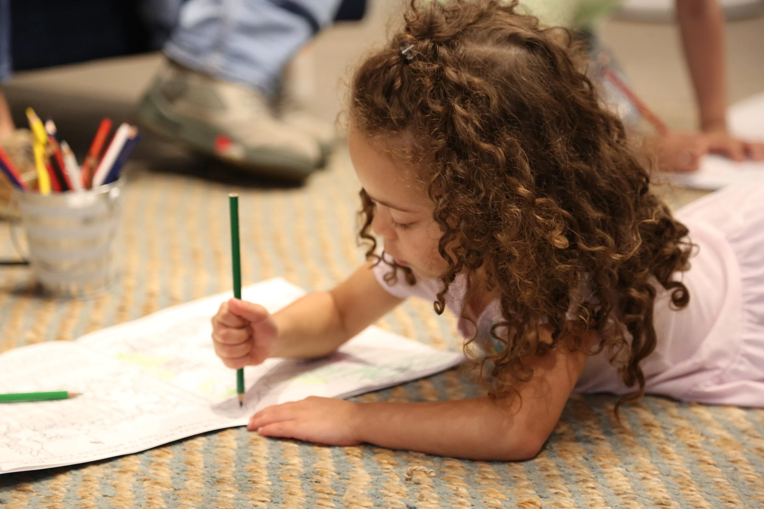 Girl coloring custom coloring book