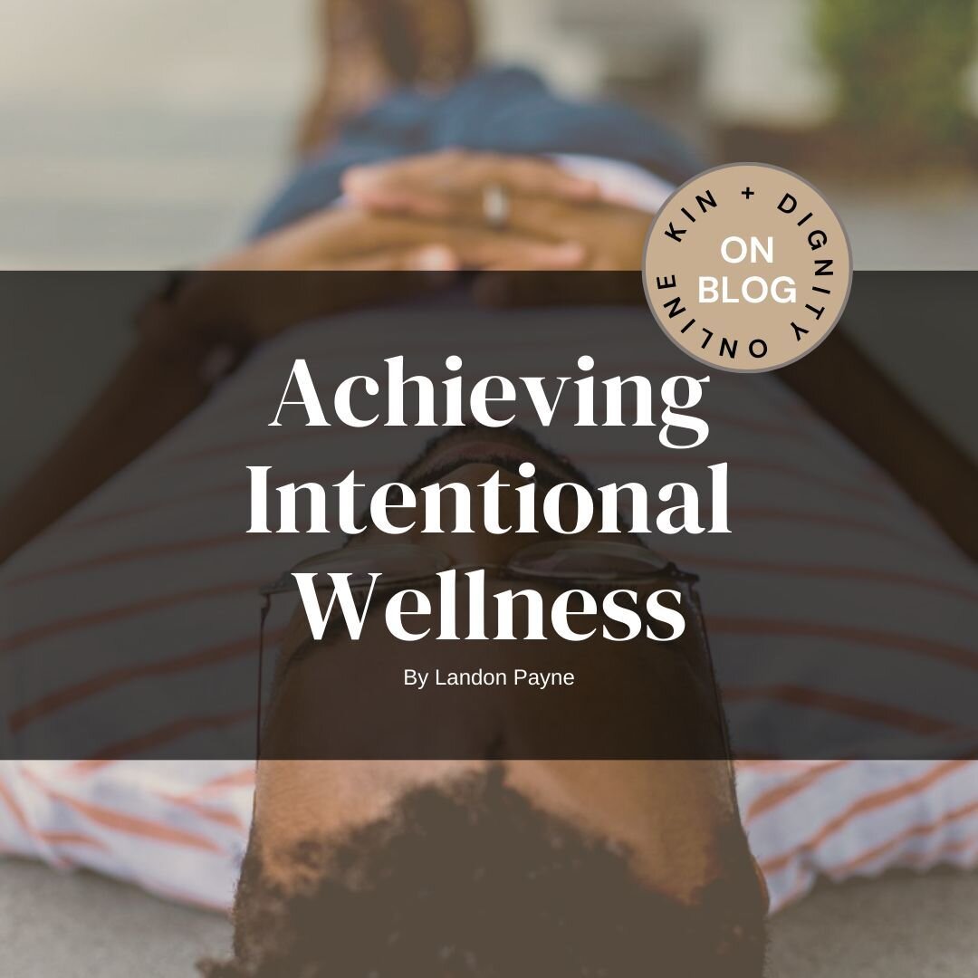 Intent is everything...especially when it comes to your health. In his latest, @astoldbylandon, discusses how easy achieving intentional wellness can be with a little effort.

#kinanddignity 
#intentionalwellness 
#blackliterature
#blackreads 
#welln