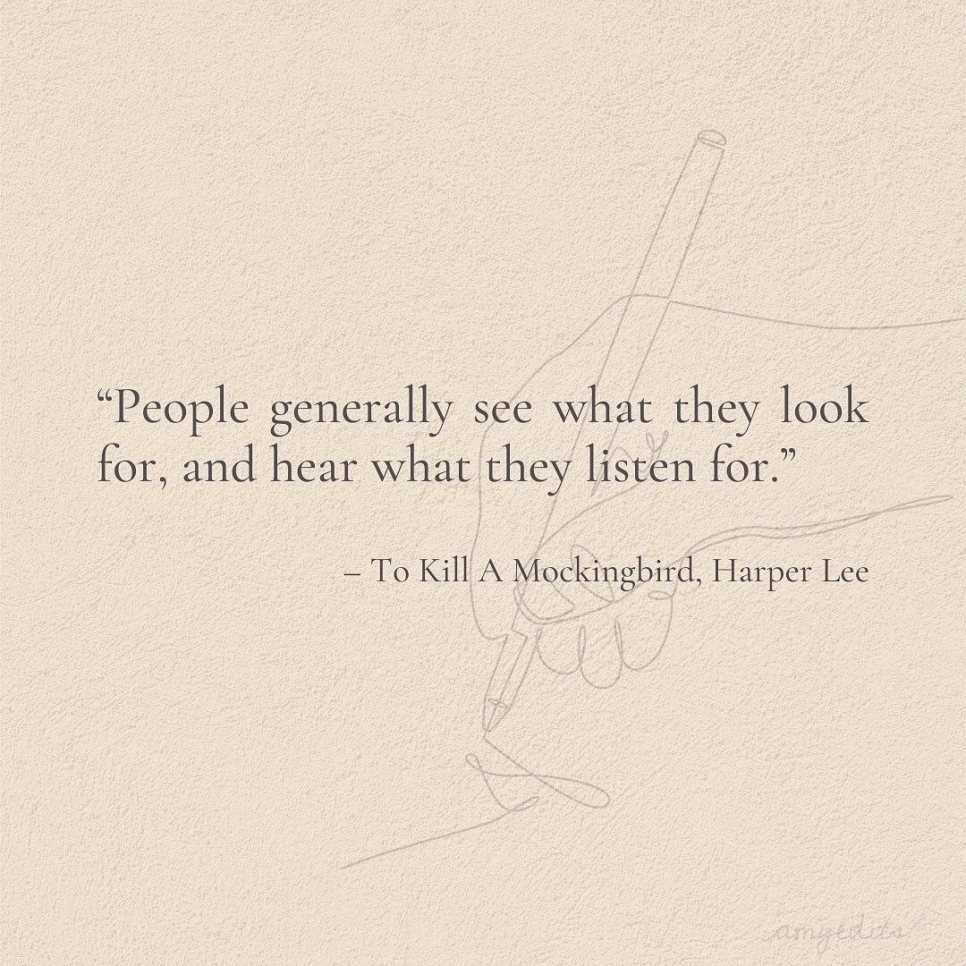 🌟𝐐𝐎𝐓𝐃🌟⁣
⁣
🖊 📚 To Kill A Mockingbird is genuinely full of incredibly quotes. It&rsquo;s packed with them, and I had a time choosing one. This one, though, can be applied to many things, and being conscious of how much you are in control of how