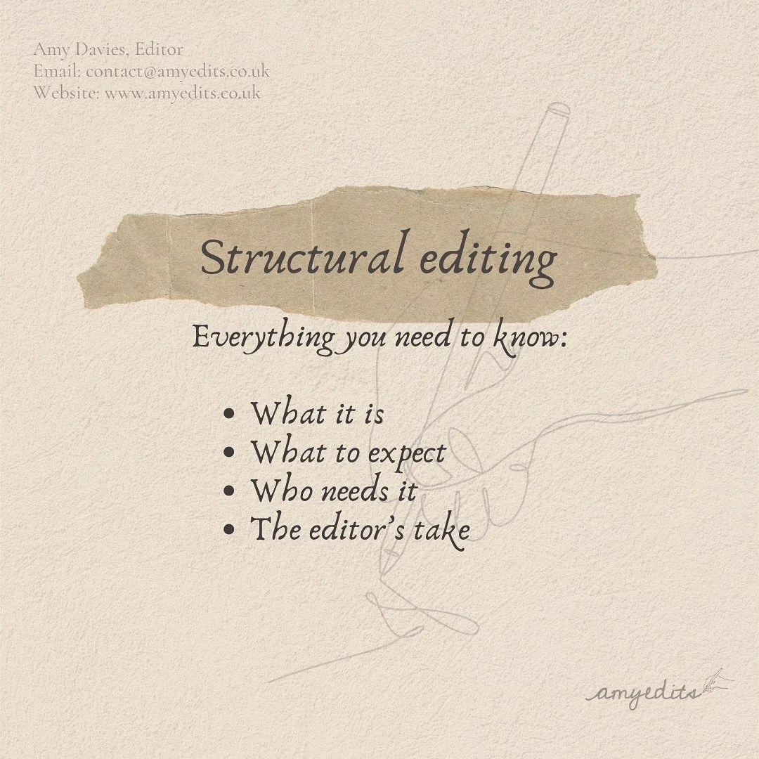 Structural edits: the mightiest of all editing services!✨⁣⁣
⁣⁣
It&rsquo;s important to remember that each editor works differently and has their own set of criteria for each service. While, in a broad sense, everybody offering a structural edit on yo