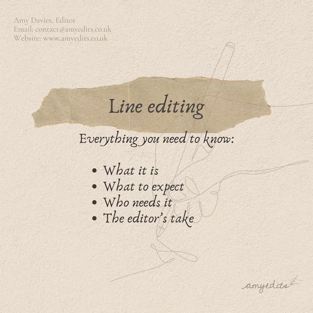 ✨The line edit: it&rsquo;s all about style.✨⁣
⁣
It&rsquo;s important to remember that each editor works differently and has their own set of criteria for each service. While, in a broad sense, everybody offering a line edit on your manuscript should 