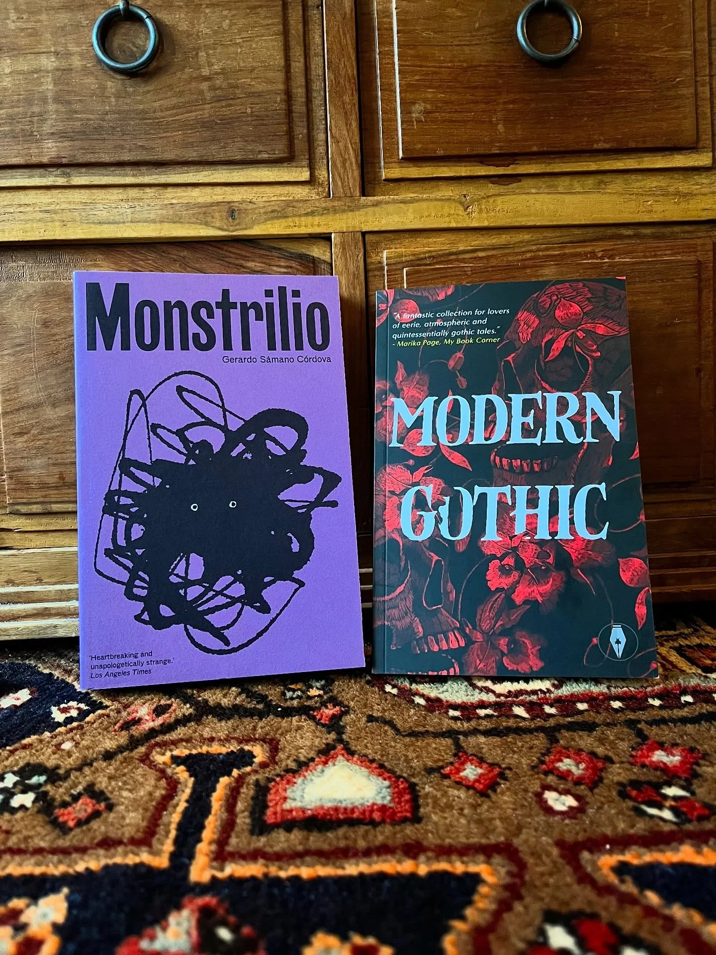 My reading at the moment: if it&rsquo;s not weird or spooky or both I don&rsquo;t want to know. 🤪⁣
⁣
I picked these up last weekend at the Northern Publisher&rsquo;s Fair in Manchester, and I&rsquo;m itching to start reading one this weekend. Will i