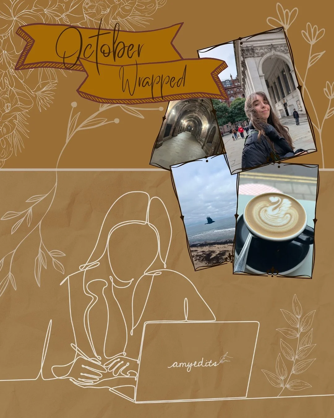 ✨🍁 October Wrapped 🍁✨⁣
⁣
You may or may not have noticed that there was no October newsletter. Why? I had no major work updates &ndash; it&rsquo;s all business as usual! &ndash; and given that I was really flippin&rsquo; busy around Halloween, it d