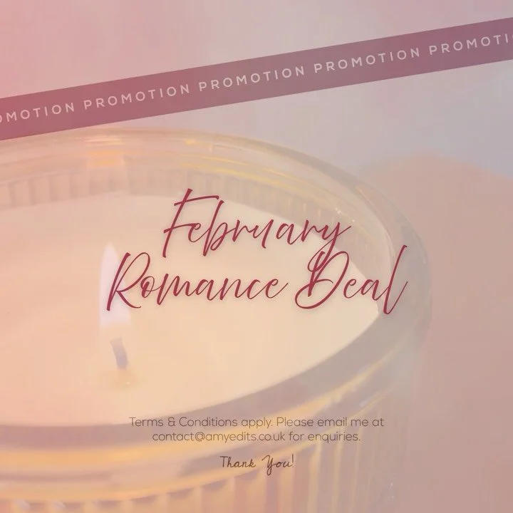 Happy Valentine&rsquo;s Day, from me to you. 💕⁣
⁣
Here&rsquo;s how:⁣
&bull; Follow me on Instagram.⁣
&bull; Contact me for a quote in February.⁣
&bull; Book in within 30 days.⁣
&bull; Get discounted editing services! ⁣
⁣
😘⁣
⁣
#valentinesday #editin