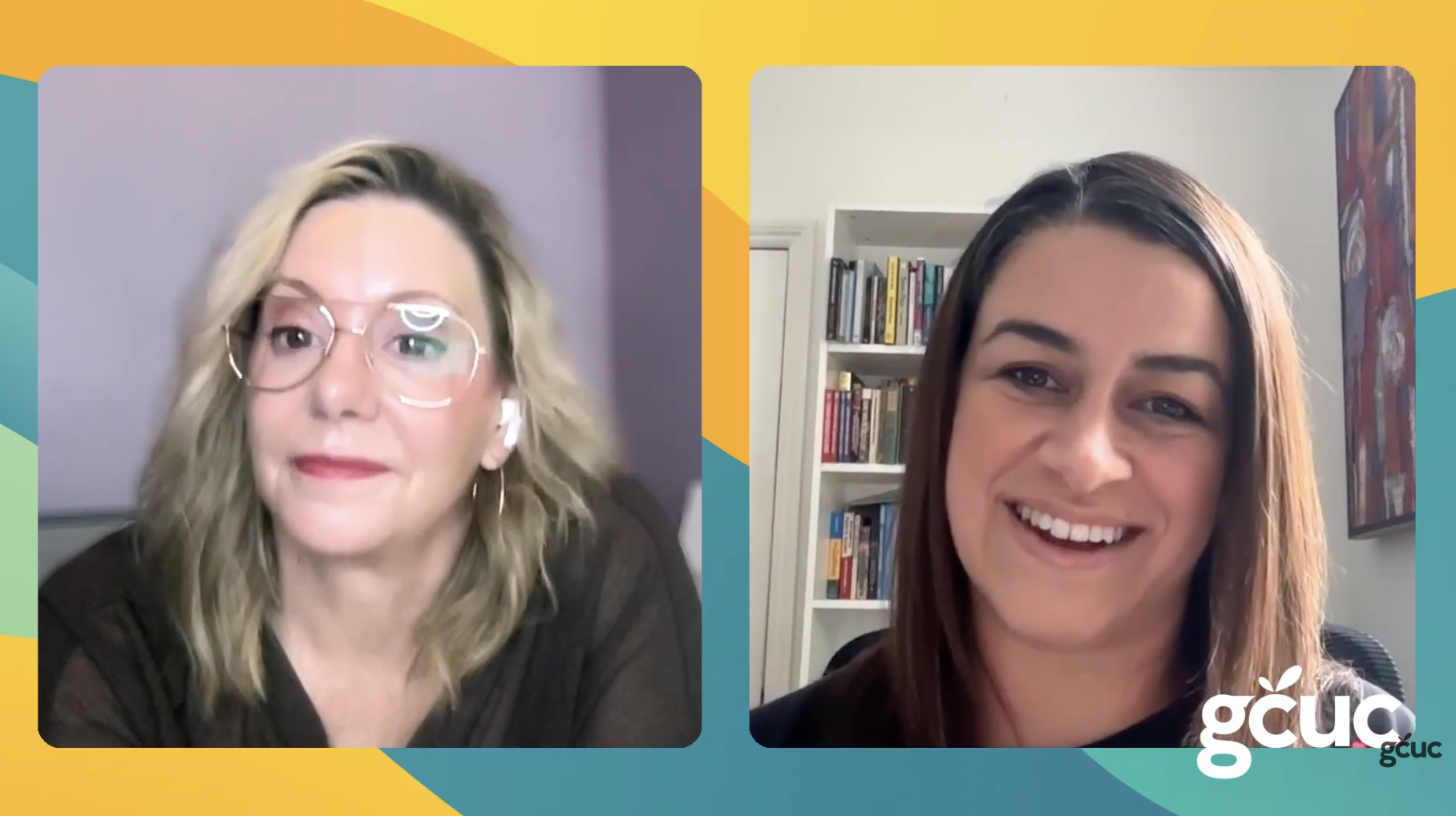 Liz Elam of GCUC and Georgia Norton of Playhood discuss coworking and childcare on the same site