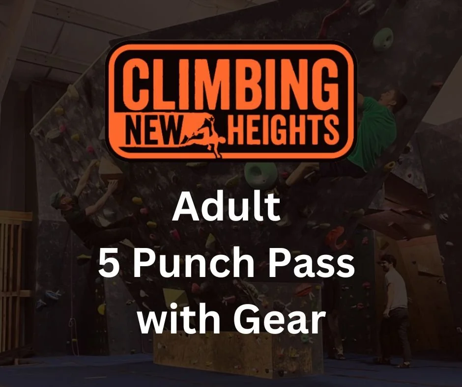 Adult 5 Punch Pass with Gear Rentals
