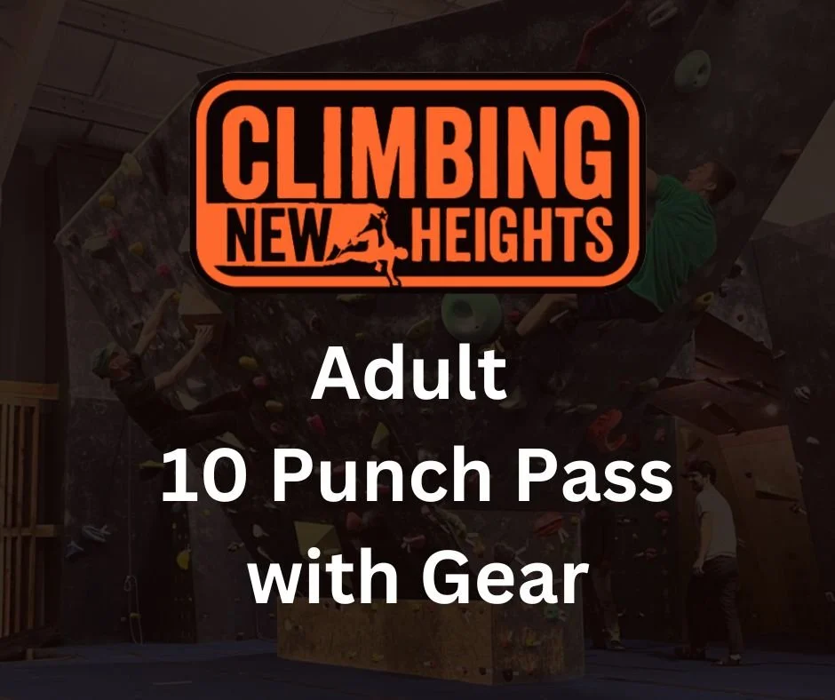 Adult 10 Punch Pass with Gear Rentals