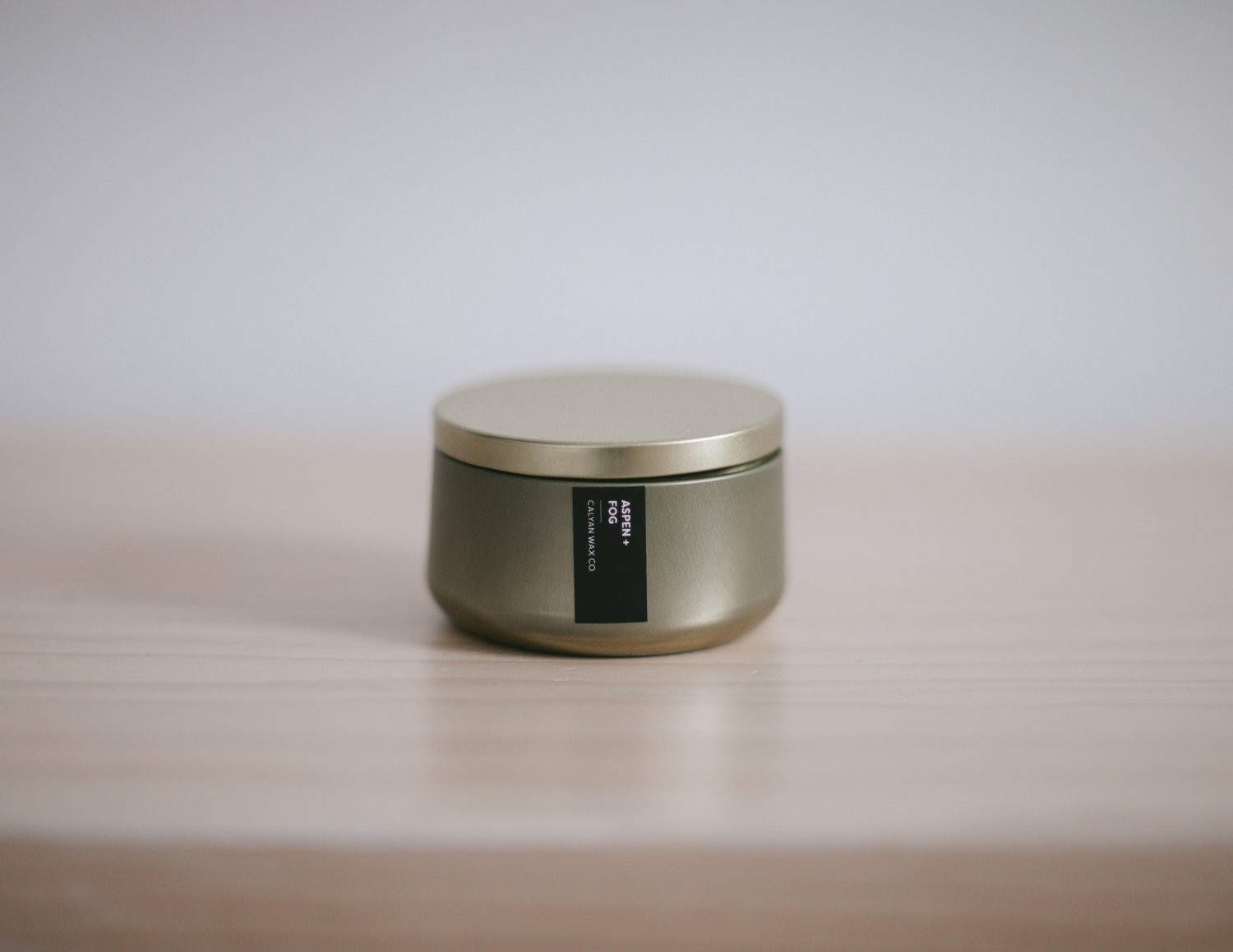 Soy Candle Fig + Seagrass Tin | Calyan Wax Co.