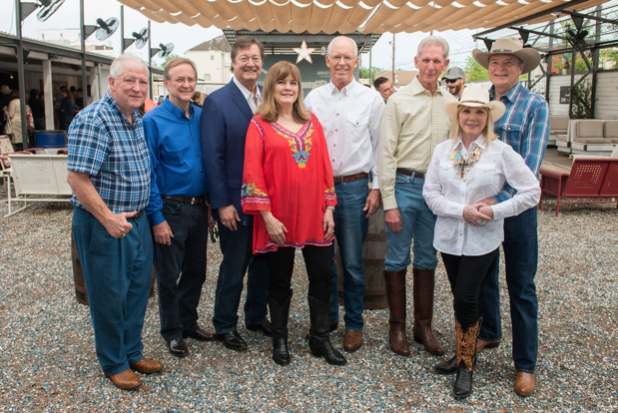 Bruce Bramlett, Tony Gregory, George and Marilyn DeMontrond, Dick Weekly, John Poindexter,Brenda Love, and Ed Jones
