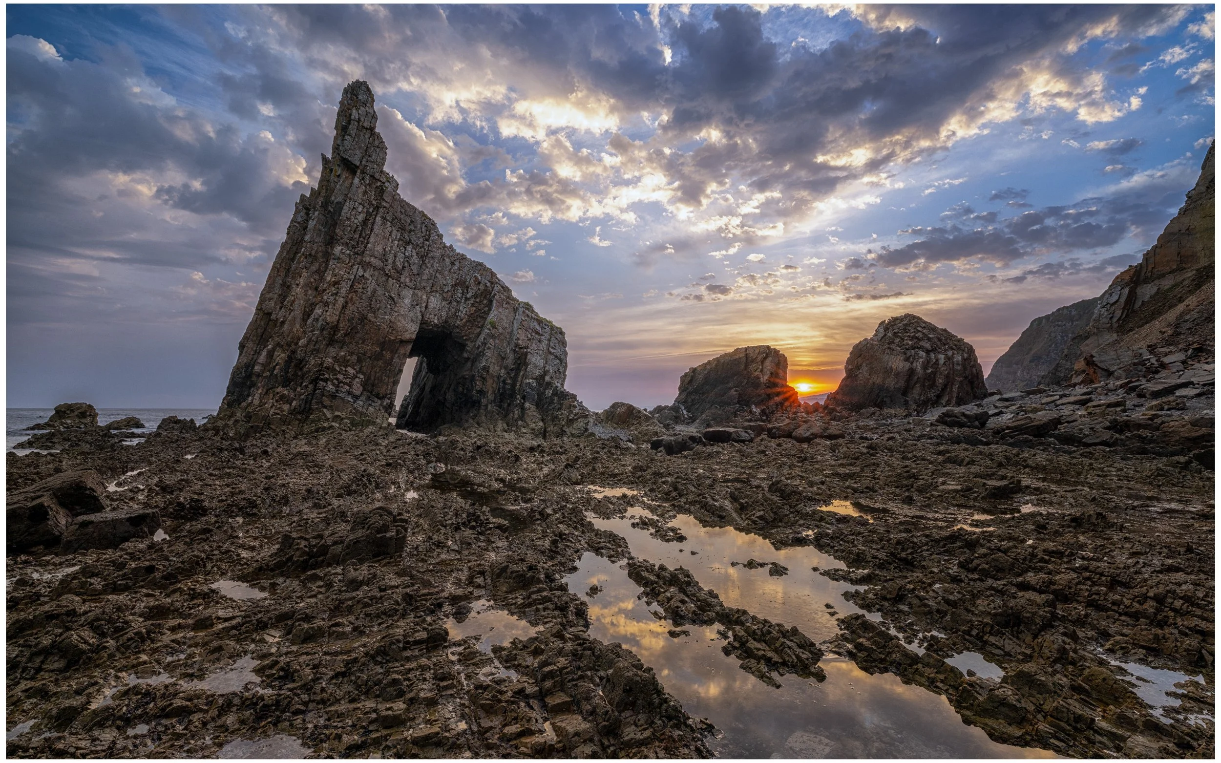 Sunset at Playa de Campiechos