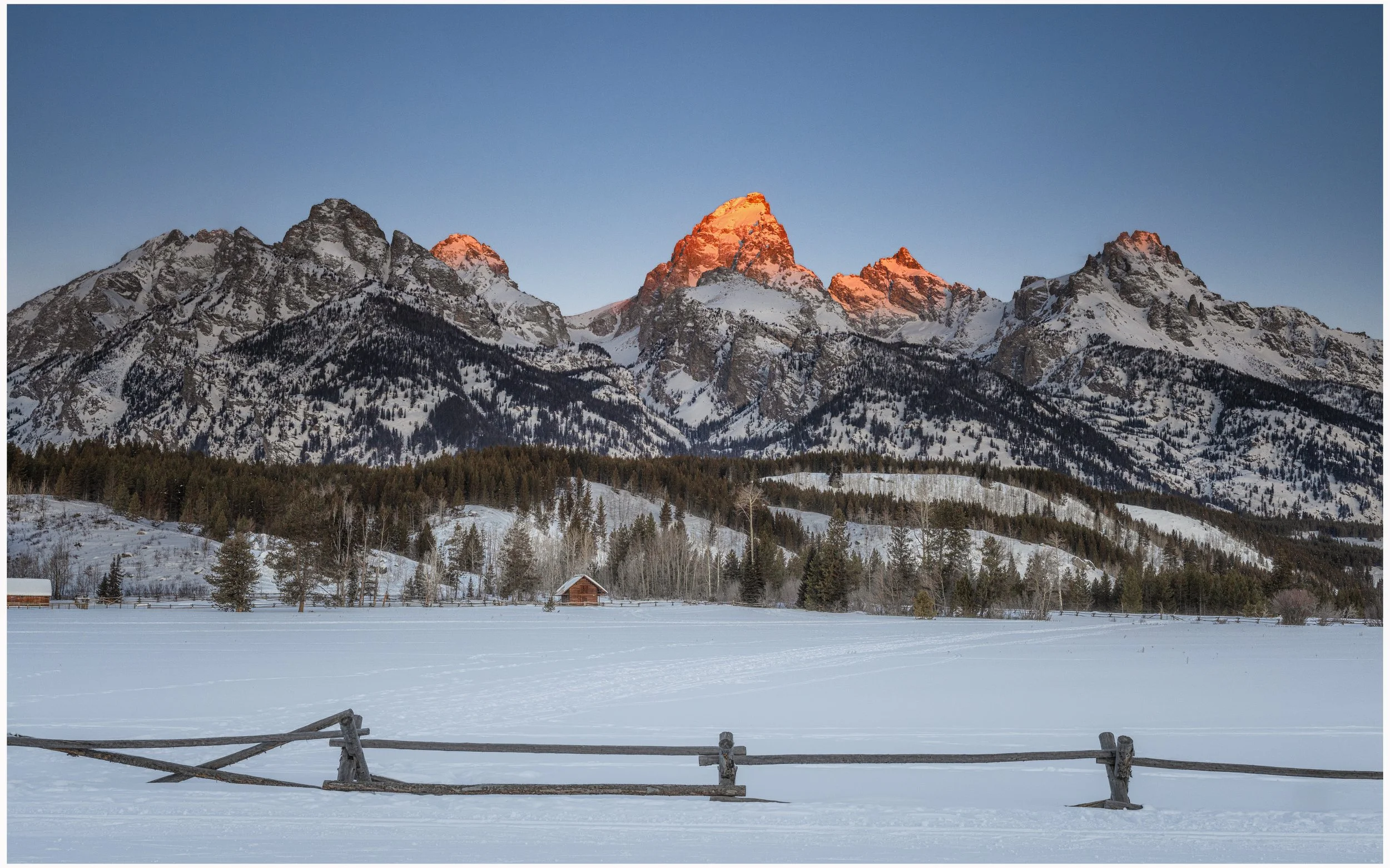 When the mountains catch fire