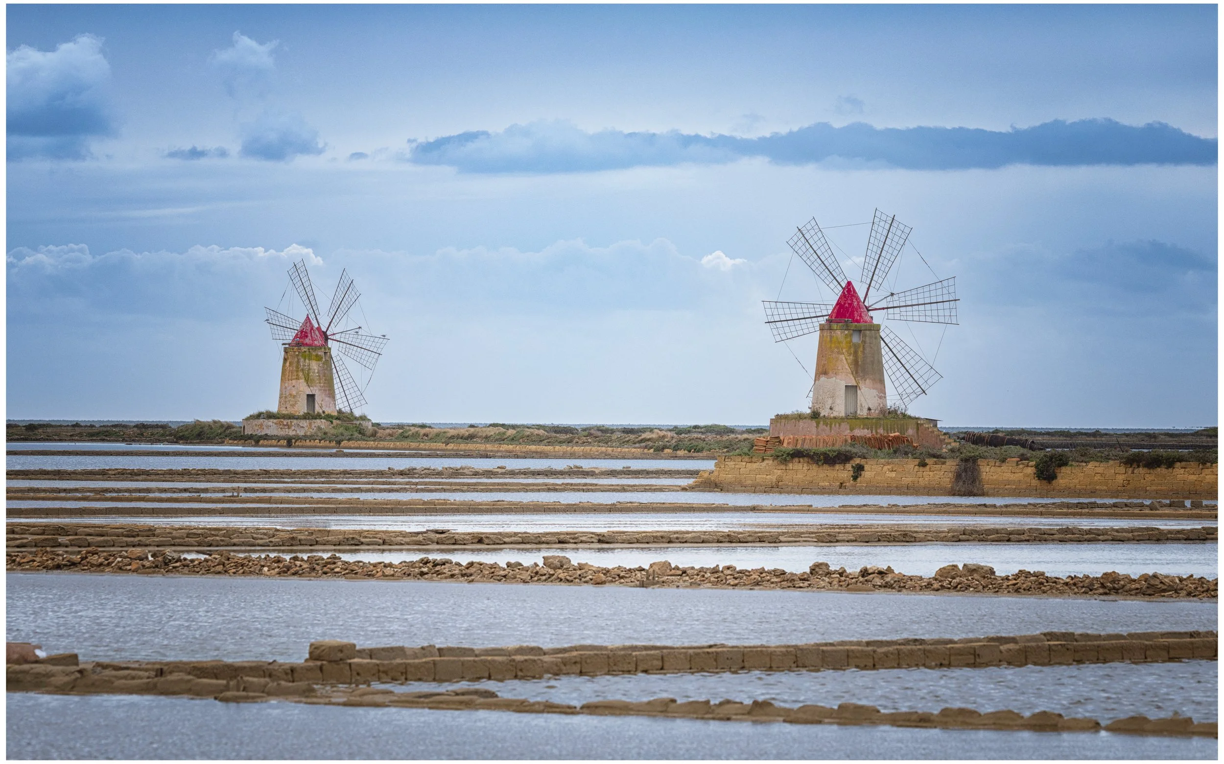 Windmills of the Salt Pans