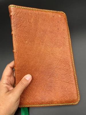 Cognac Smooth Ostrich Kjv Bible — Cherry Hill Bibles