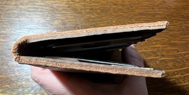 Horween Leather Minimalist Wallet Mens Leather Slim Wallet 