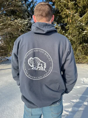 XLG REG Bluestone Loose Fit Midweight Logo Sweatshirt — Cherry Hill Bibles