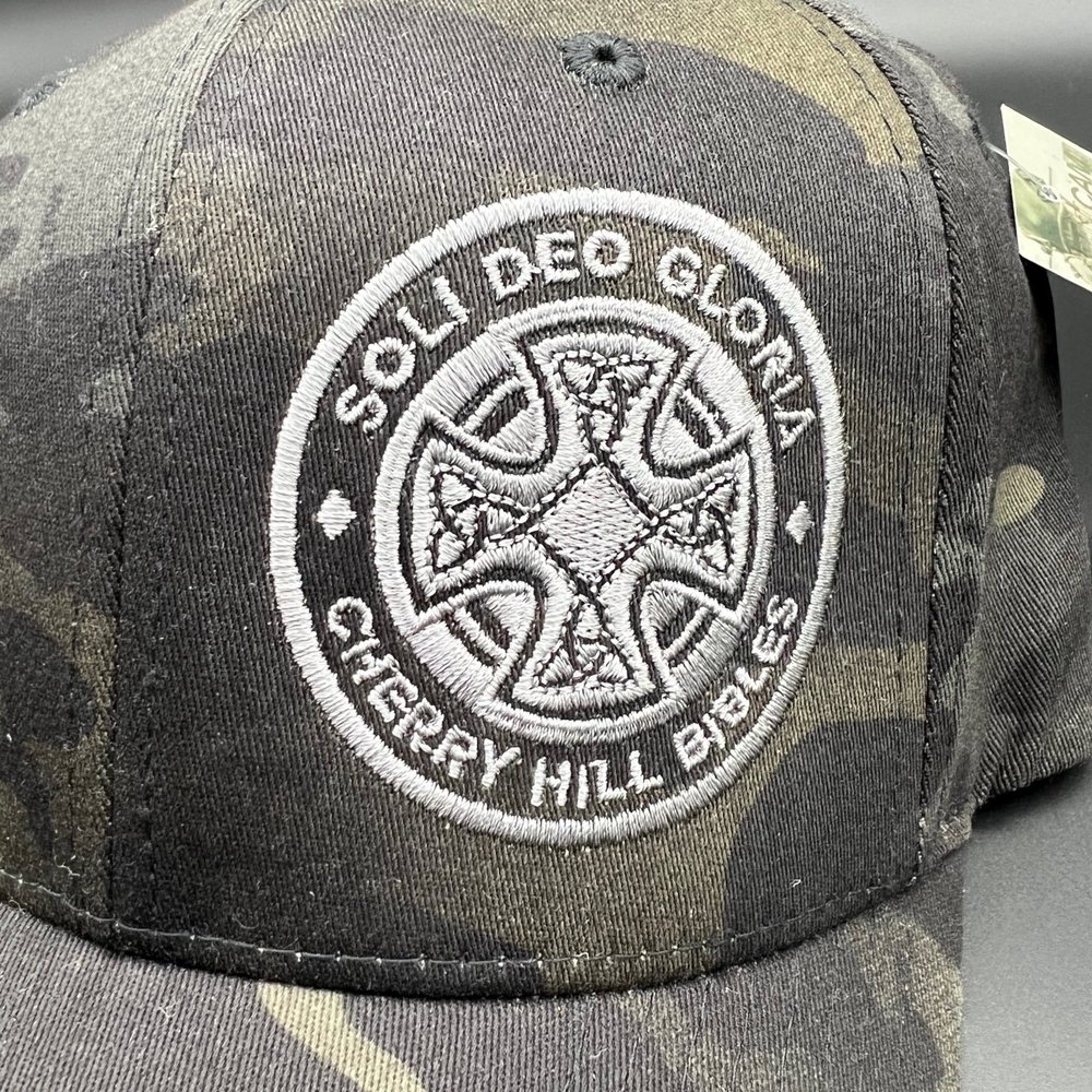 Flexfit Logo Hat: Soli Deo Gloria — Cherry Hill Bibles