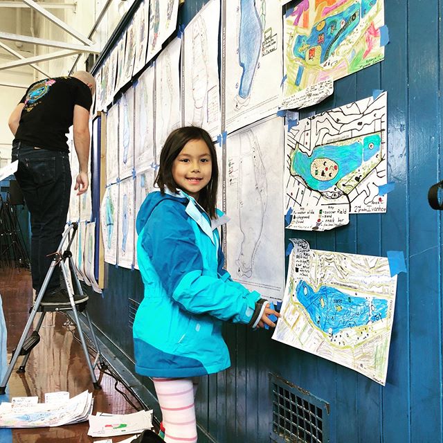 At the last SLRC Community Meeting, the King Middle School Environmental Magnet students exhibited their visions for the future of the Silver Lake Reservoirs. SLF facilitated outreach to the students, and they have spent the fall following the master