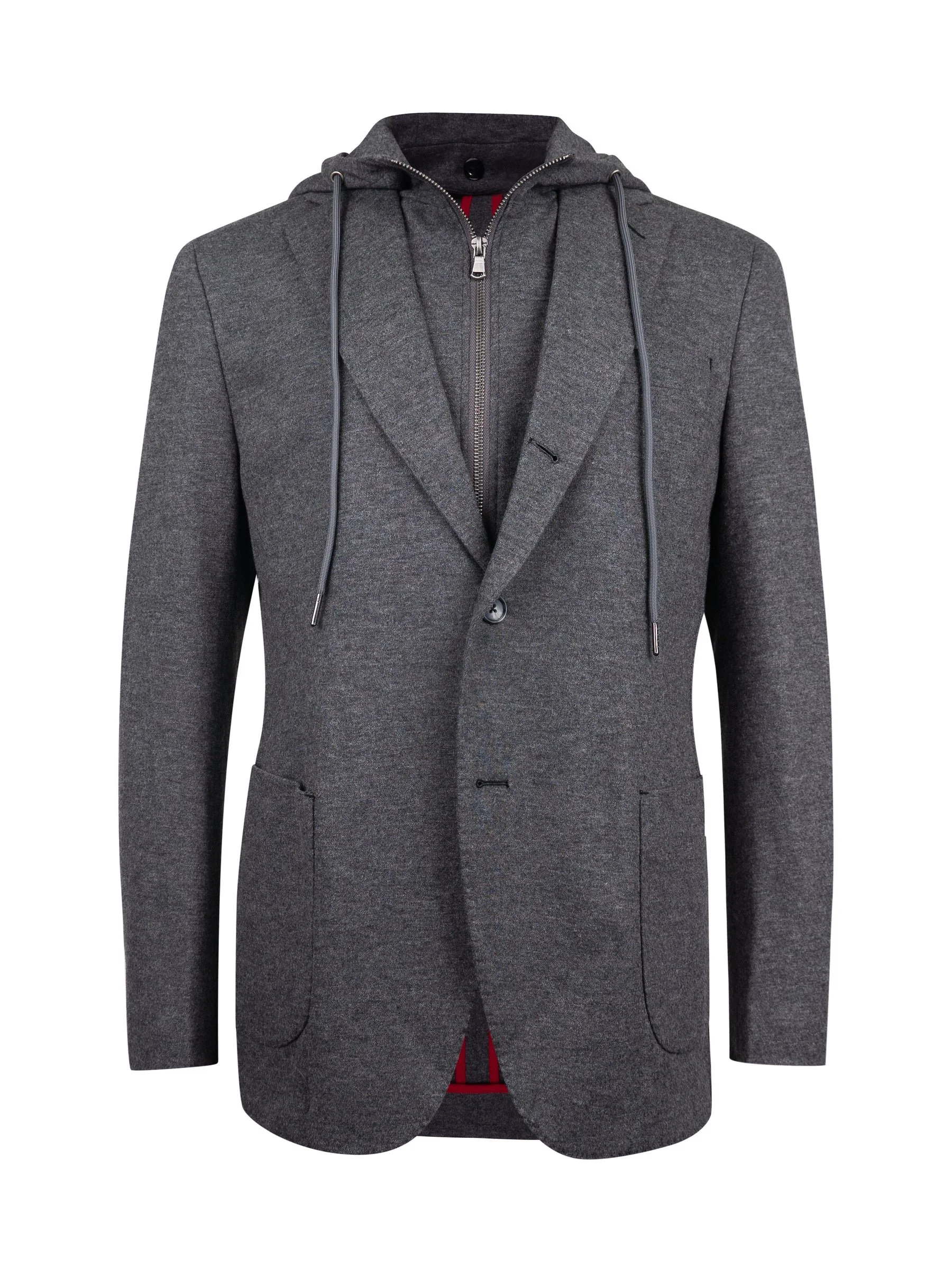 Carlisle Charcoal Hybrid Wool and Cotton Knit Sport Coat.jpg