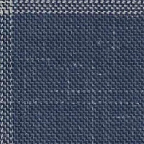 im Adams Fashion Derby Performance Wool and Linen fabric SKU C6-48134729, featuring a classic Navy Windowpane pattern in a breathable 280 gm summer weight.
