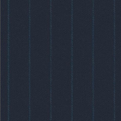 Elegant Navy Stripe custom suit fabric SKU V7-50160274, part of the Drago Sinfonia Super 160's collection for a powerful, professional aesthetic.