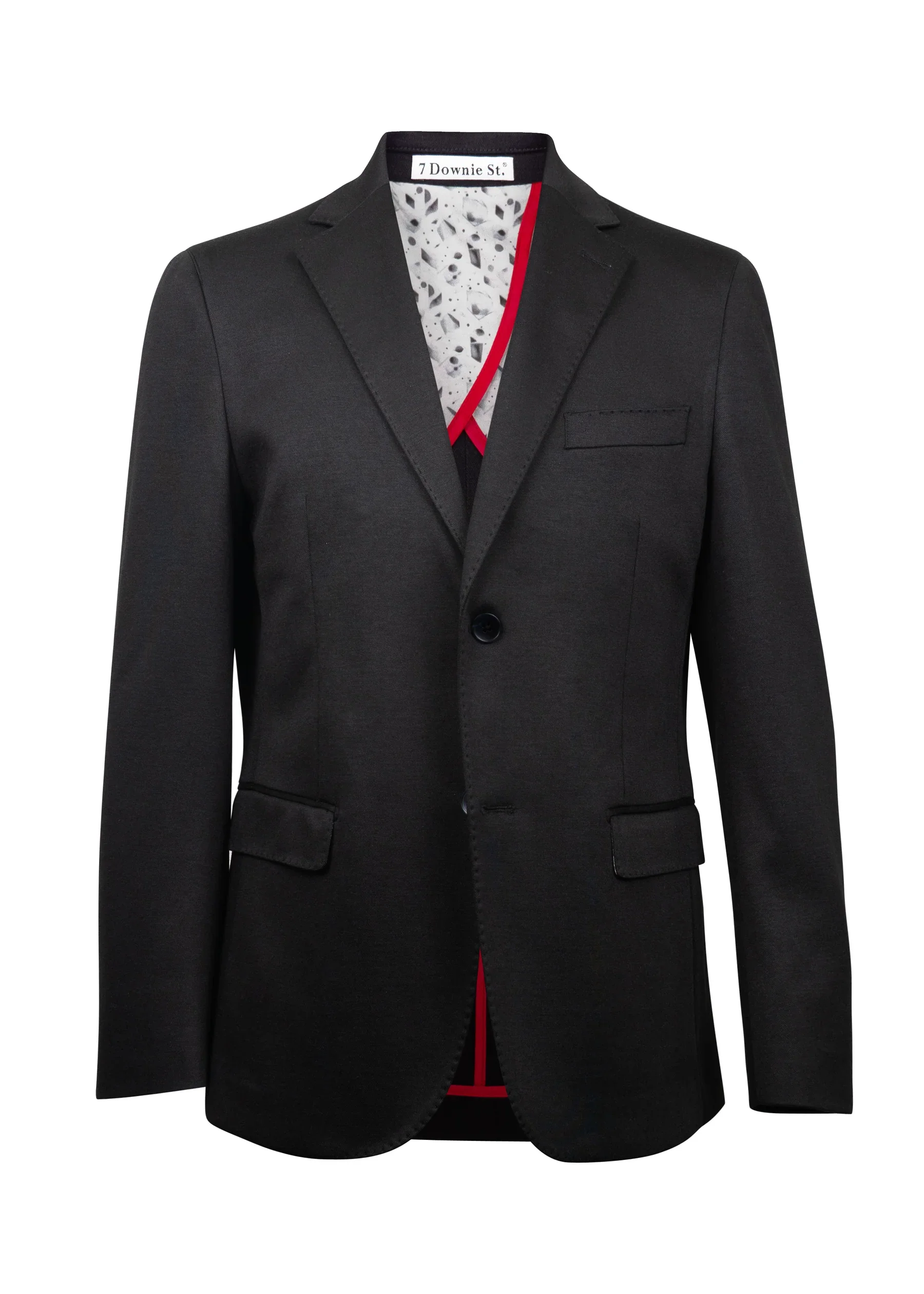 Alden Black Jersey Knit Sport Coat.webp