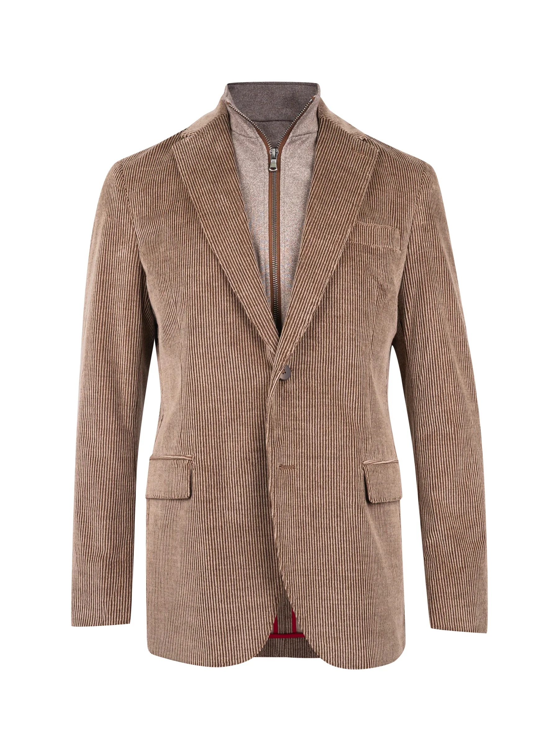 Lorenzo Cocoa Stretch Corduroy Hybrid Sport Coat.webp
