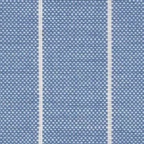 Classic Light Blue Stripe performance wool and linen SKU C6-48134776, a refined 280 gm material for high-end custom tailored menswear.