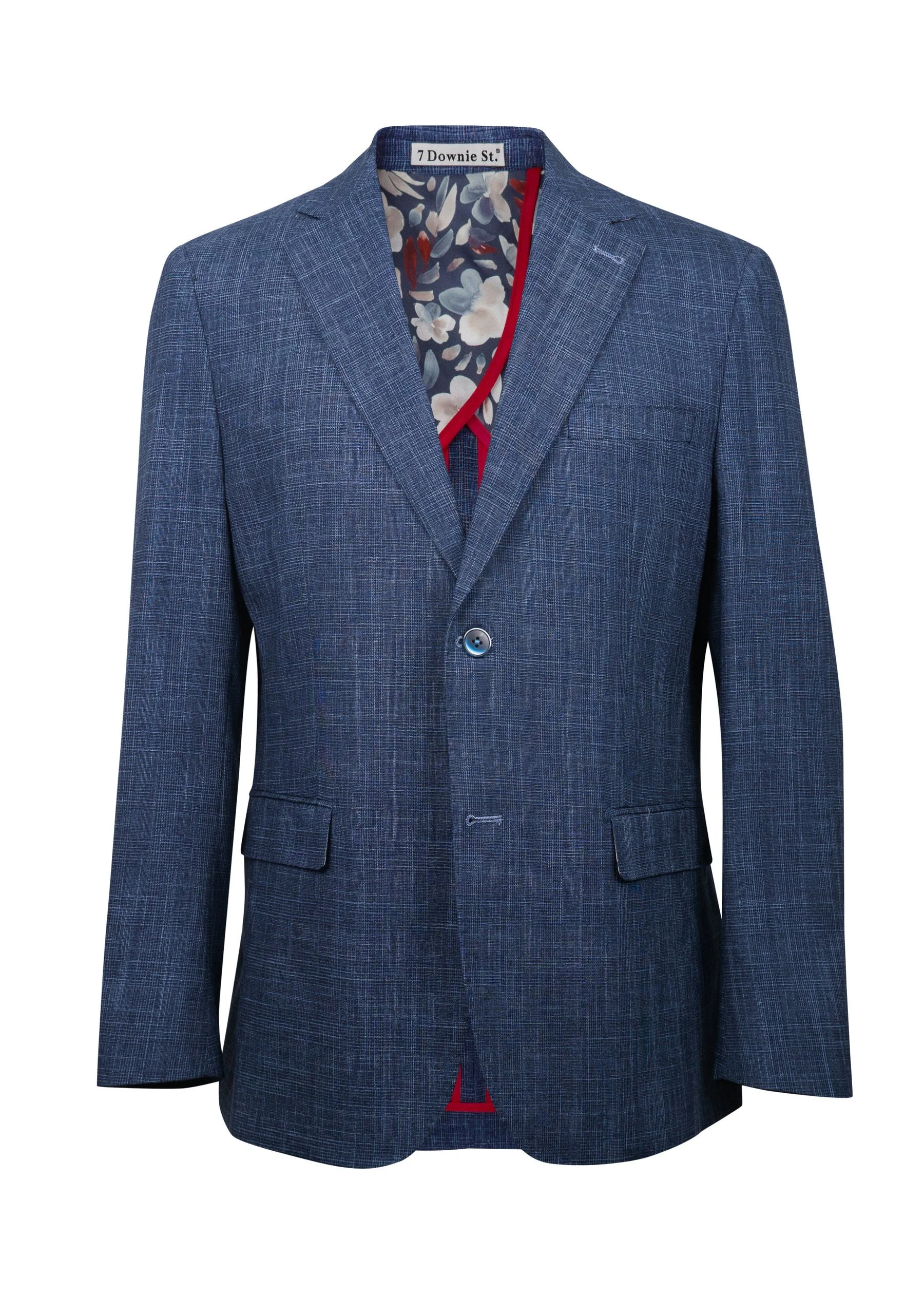 Dalton Navy Glen Plaid Stretch Woven Sports Coat.jpg