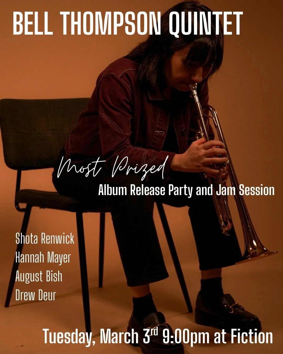 Bell Thompson Quintet - Album Release Celebration at Fiction