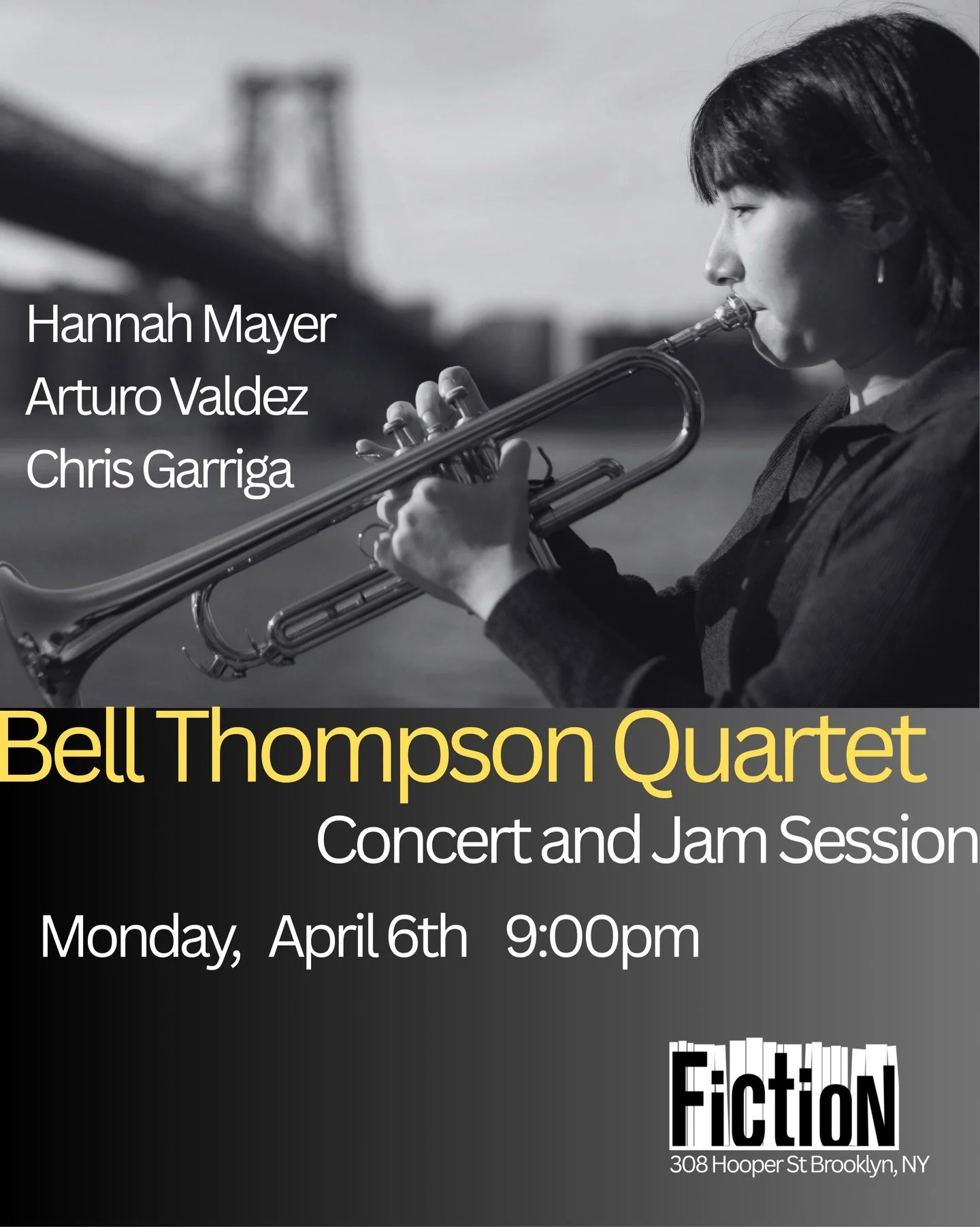 Monday!! Looking forward to playing with these killing musicians 🫶🏻! Come hang 😝 and bring your instrument for the jam session!! ☺️🎶